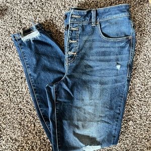 Maurice’s button up skinny jeans